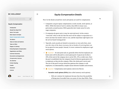 Scrolling holloway interface scroll uidesign userflow ux