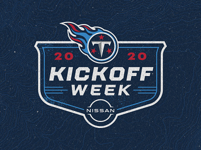 Tennessee Titans Kickoff Week Logo branding football nfl sports titans