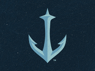 Seattle Kraken Secondary Logo anchor branding hockey kraken nhl seattle space needle sports