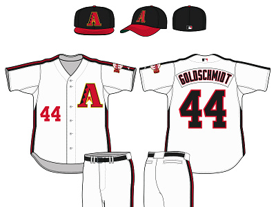Arizona Diamondbacks Fauxback Uniform baseball concepts d backs mlb uniforms