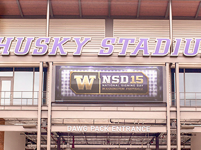 Washington Huskies NSD 15 Stadium Mockup college football football huskies uw washinton