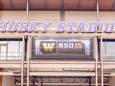 Washington Huskies NSD 15 Stadium Mockup