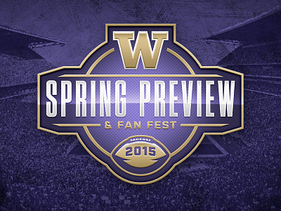 Washington Huskies 2015 Spring Preview Logo