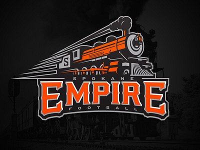 Spokane Empire Primary Logo branding empire football ifl spokane sports