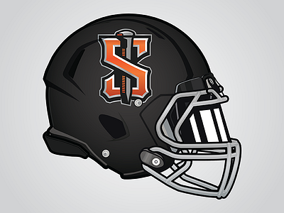 Spokane Empire Primary Helmet empire football helmets ifl spokane sports uniforms