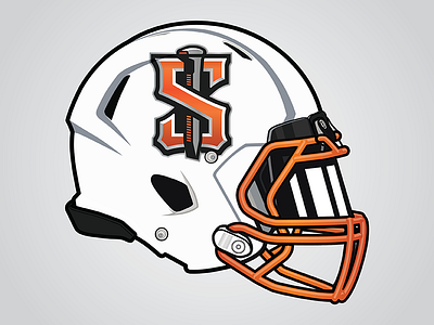 Spokane Empire Secondary Helmet empire football helmets ifl spokane sports uniforms