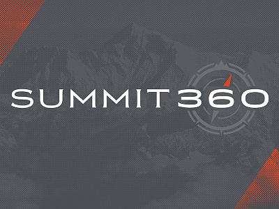 Summit 360 Branding branding compass identity logo mountain summit