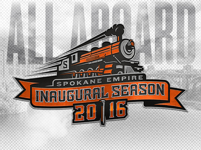 Spokane Empire Inaugural Season Logo branding empire football ifl spokane sports