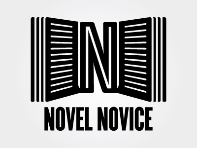 Novel Novice Logo branding brian gundell graphic design logo novel novice