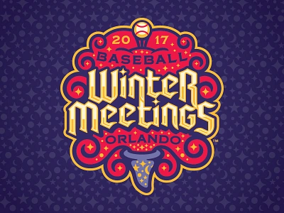 2017 Baseball Winter Meetings Primary Mark baseball branding magic milb minor league baseball sports