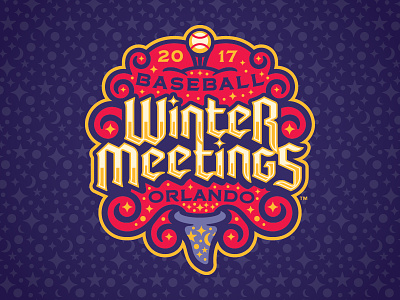 2017 Baseball Winter Meetings Primary Mark baseball branding magic milb minor league baseball sports