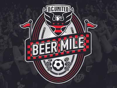 DC United Beer Mile Logo