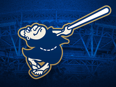 San Diego Padres Swinging Friar Update by Brian Gundell on Dribbble