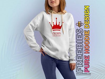 Crown Logo Hoodie Template Design