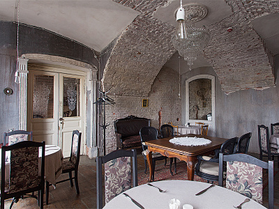 БУТЕРБBRODSKY restaurant handcraft interior interior design