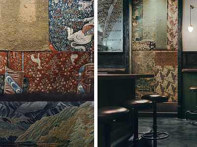 NACHT WACHT Holland pub / restaurant handcraft interior interior design