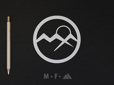 Mount Flare - Logo Design brand identity branding design flare icon illustration letter lettermark logo logomark logotype mark mf letter monogram mountain mountains symbol