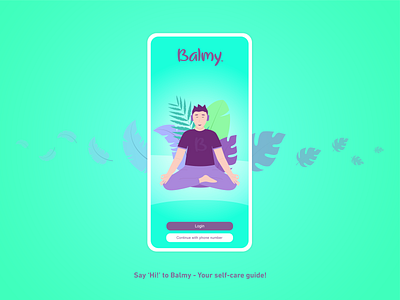 Meditation Mobile App - UI Design