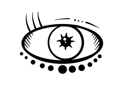 Cosmic eye vector design astrology brand branding cosmic design digital eye flash illustration logo procreate space vector