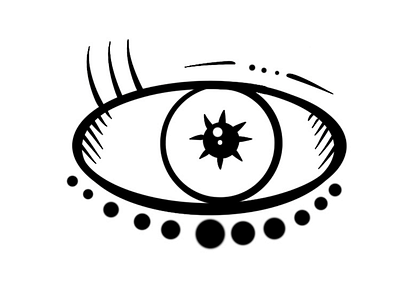 Cosmic eye vector design