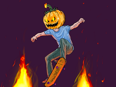 Rad pumpkin dude