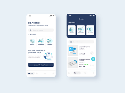 Pharmacy app app design mobile on demand app uiux