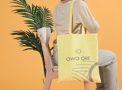 Mockup for Owo Ore Logo brand design brand identity branding concept flat illustration logo logo design minimalist wordmark