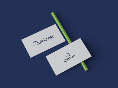Quicktest brand branding illustrator logo logo design minimalist