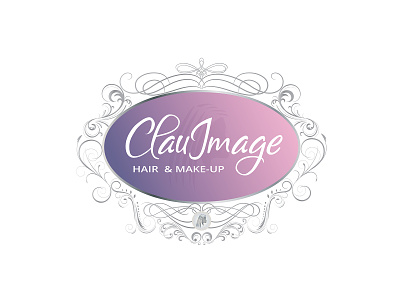 ClauImage logo branding design hair logo make up