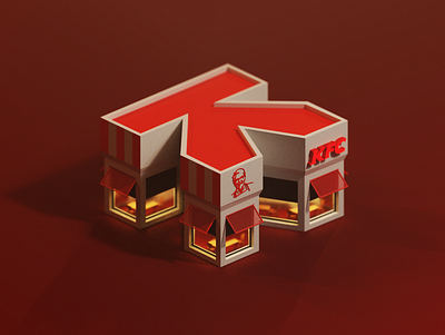 K Letter - 36 Days of Type 36daysoftype 3d blender blender3d k k letter letter letters lettring