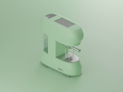 coffee Machine 3d art animtion blender blender3d coffe coffee espresso machine low poly lowpoly render