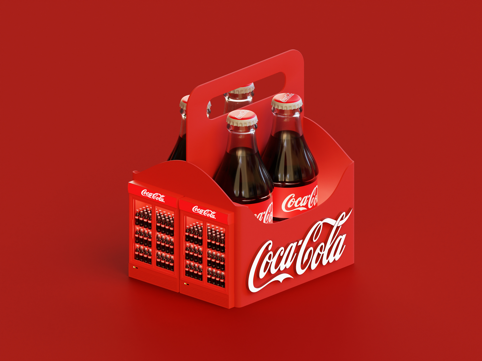 Coca-Cola Booth by Eslam Mhd on Dribbble