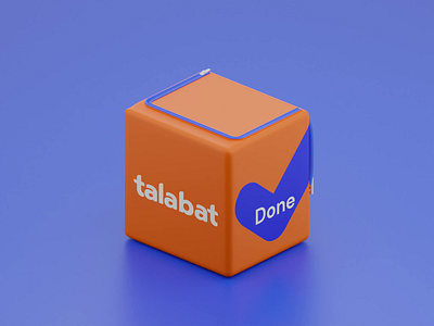 Talabat App animation 3d animation app blender blender3d branding illustration lowpoly motion graphics talabat ui