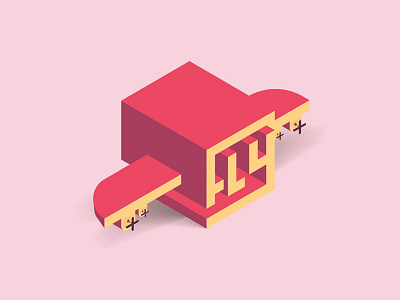 Fly fly isometric