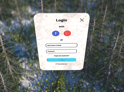 Login Tab 3d 3d art 3d artist app design icon ui