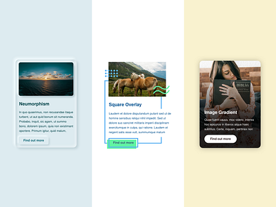 Card UI Examples Round 2: Neumorphism & More!