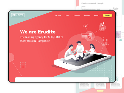 SEO Agency Homepage Concept - Desktop