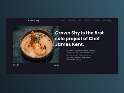 Page for Crown Shy branding business card design graphic design typography ui ux