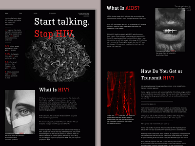 Information website about HIV