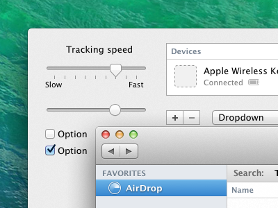 Mavericks UI Kit for Sketch sketch ui kit osx mavericks mac apple