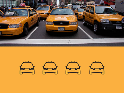 NYC Taxi Explorations icons explorations icon new york outline simple taxi