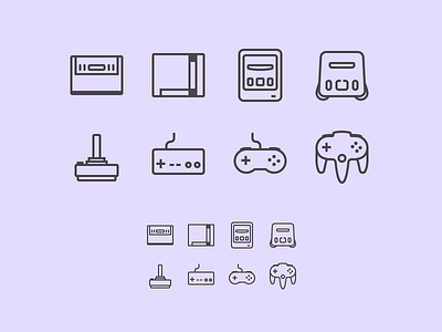 Console icons