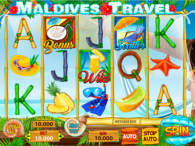 Maldives Travel slot machine