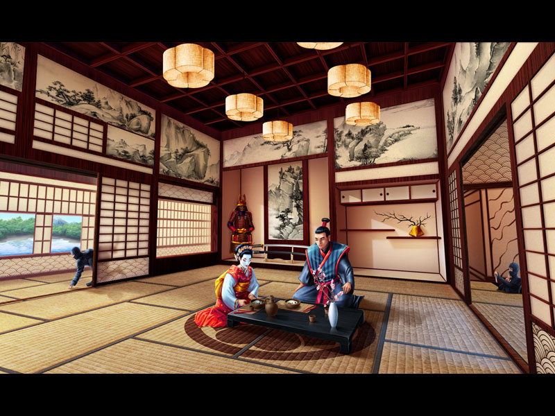 Japanese themed Game Background by on Dribbble