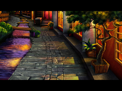 Background illustration for the slot game