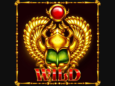 Slot symbol development - WILD symbol design digital art digital game digital graphics digitalart game art game design illustration illustrations slot design slot game art slot game design slot machine slot symbol art slot symbol design wild design wild icon wild slot symbol wild symbol wild symbol art