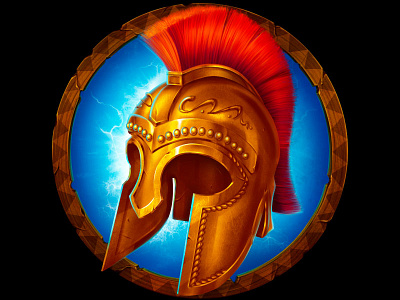 A Helmet as a slot symbol casino design casino game casino slot casino slot game gambling art gambling design game art game design greek slot greek themed helmet helmet art helmet design helmet icon helmet symbol illustration slot design slot game art slot game machine