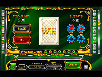 Risk game (Double Game) design for the casino slot machine