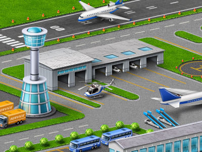 Airport airport art design economic game graphic location online quests strategy
