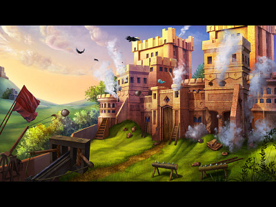 Illustration of the Main Background for the Game background art background artist background design background designer background illustration background image design digital art digital design game art game design game designer graphic design illustration illustration art illustration design illustrations